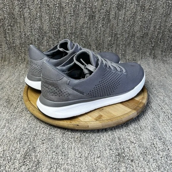 Kizik Lima Knit Womens Size 8.5 Wide Gray Athletic Shoe Mesh Lace Up Sneaker GUC - Picture 3 of 12